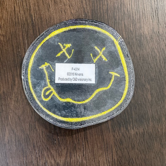 ✨NEW✨Embroidered Nirvana Iron-On Patch 😵👅 - Picture 2 of 2